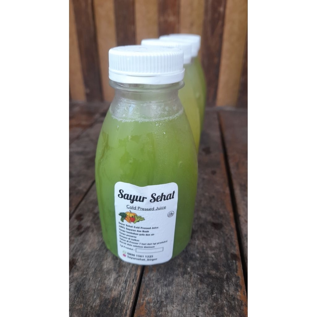 

Cold Press Juice Sayur Hijau Nanas Timun 125ml travel size