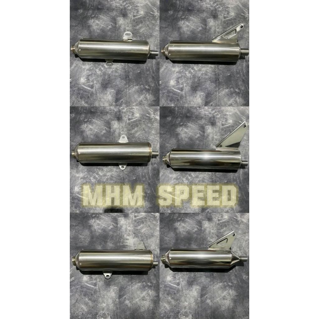 MHM SPEED Kenalpot Setadard Racing Vario New Moncong SJ Ala Shijiro
