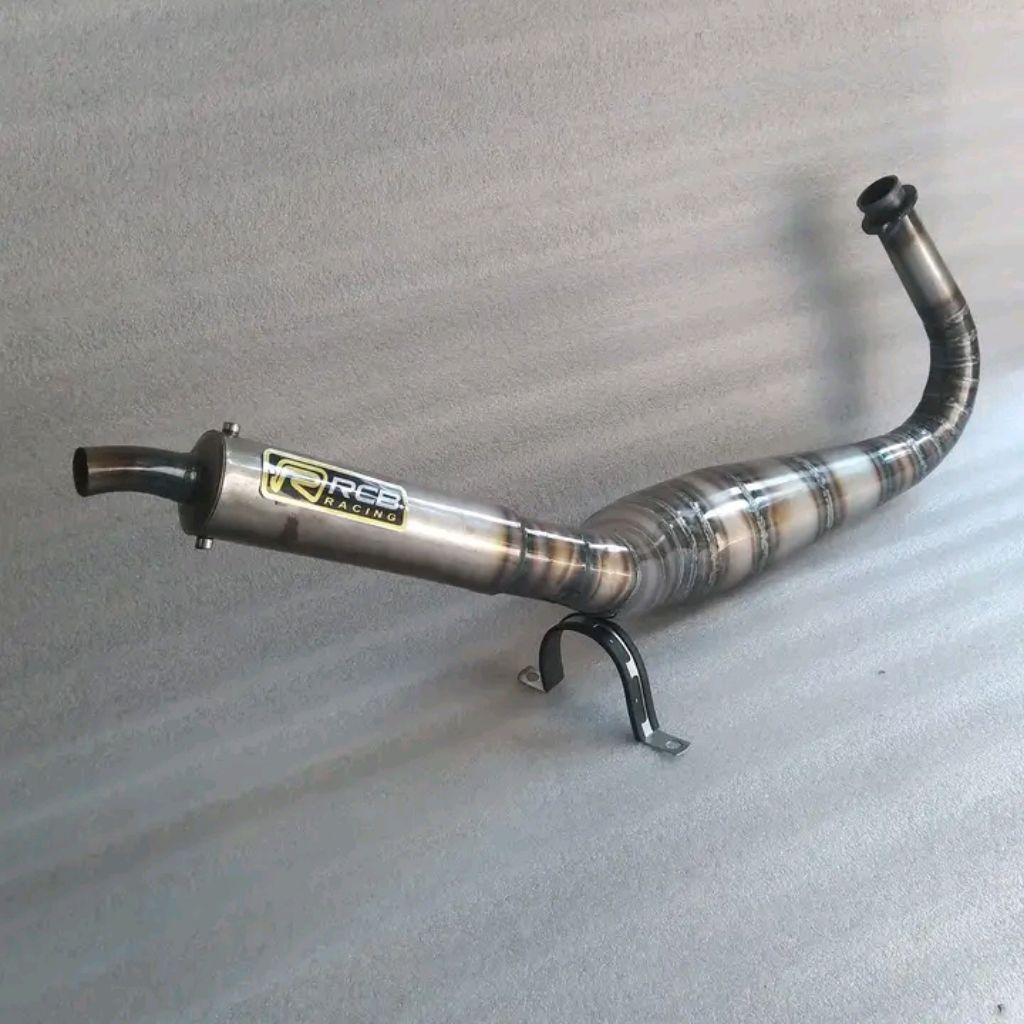knalpot kolong kobra plat karat merek RCB buat motor RX king,, RXSPESIAL,, RXZ,,RXKdan RX100