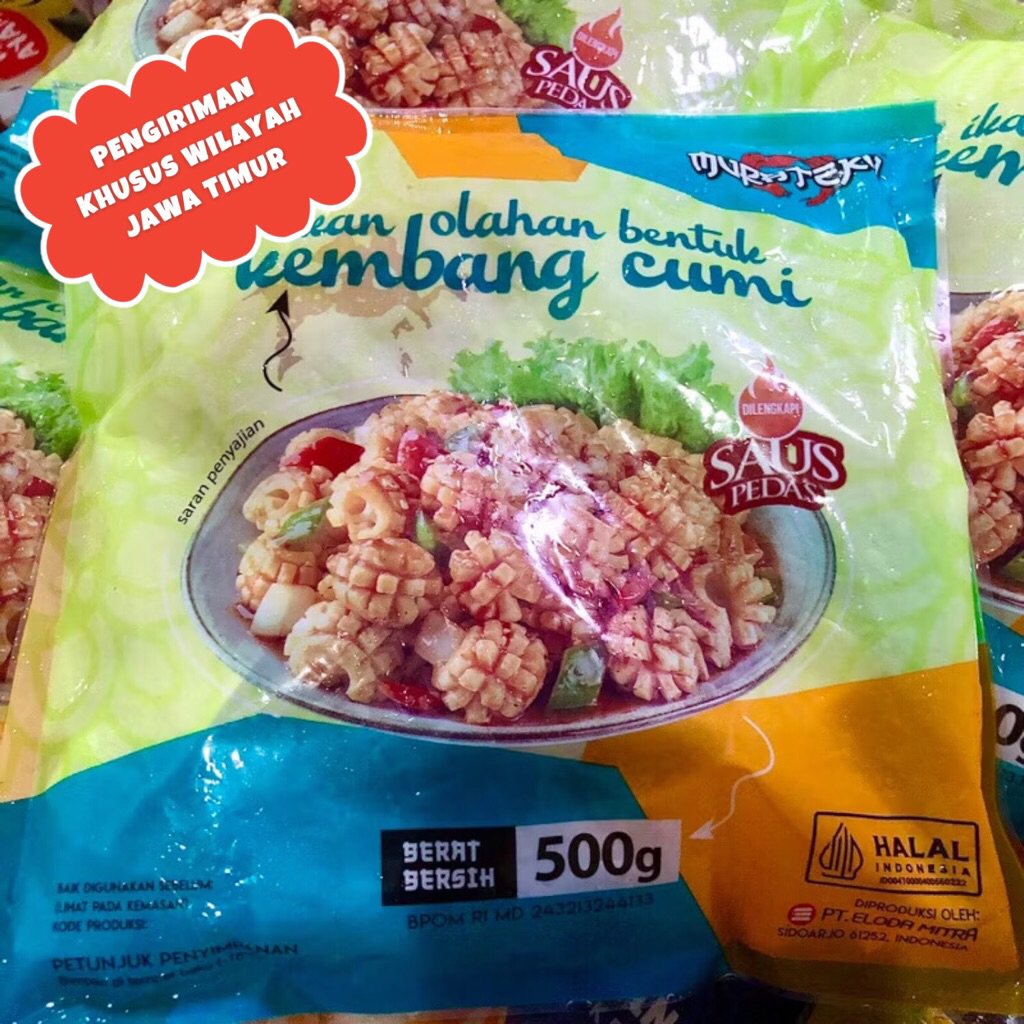 

Murateku Bernardi Kembang Cumi 500gr + Saus Pedas