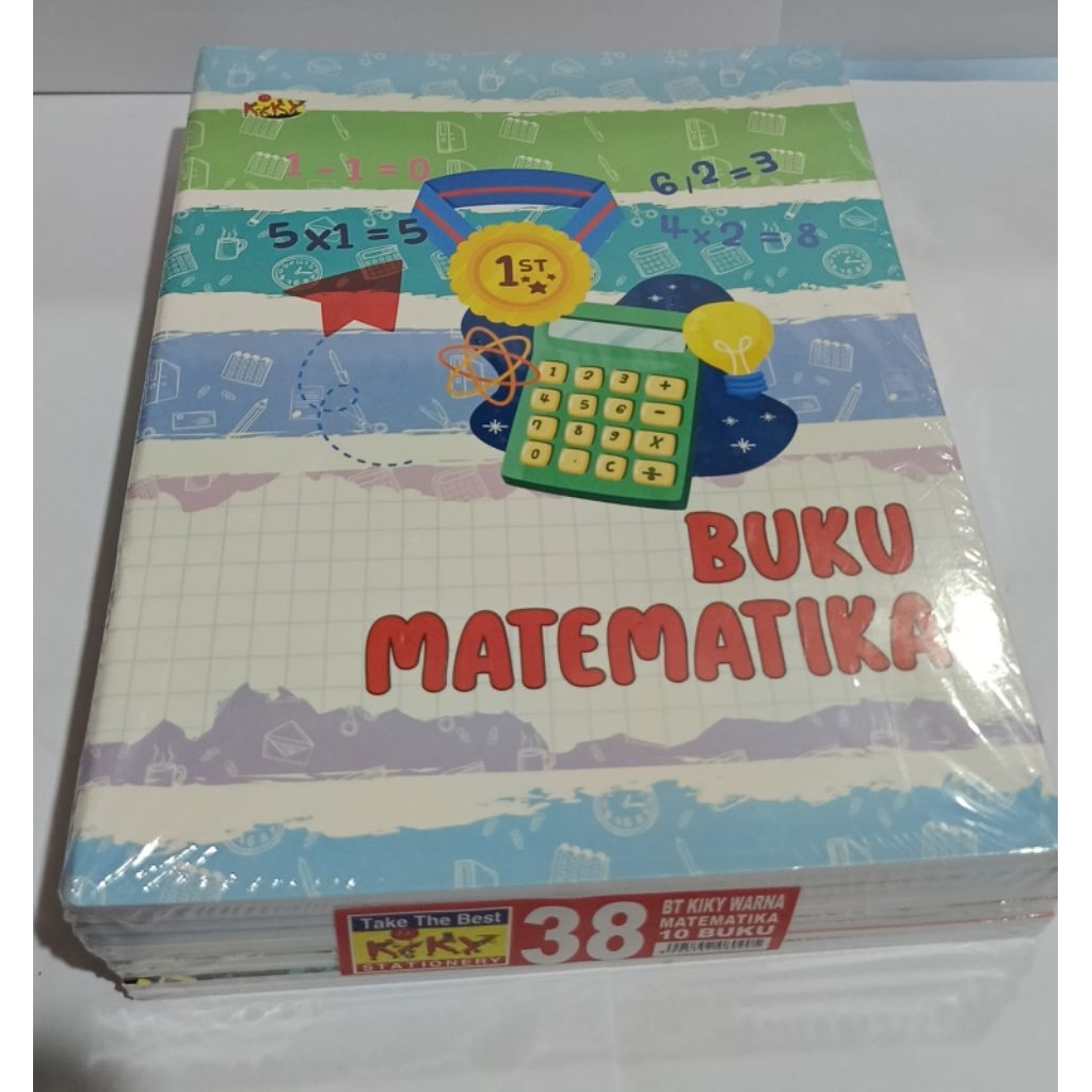

Buku MATEMATIKA Merk Kiky isi 38 Lembar 1 Pack (10 Pcs)