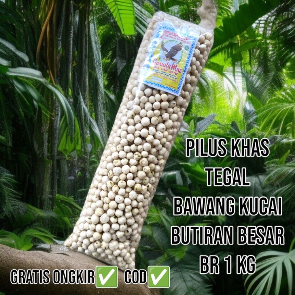 

pilus khas tegal bawang kucai (butiran besar) br 1 kg