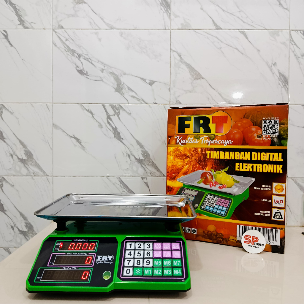 TIMBANGAN DIGITAL BUAH SAYUR KUR LAUNDRY DIGITAL 30KG FRT