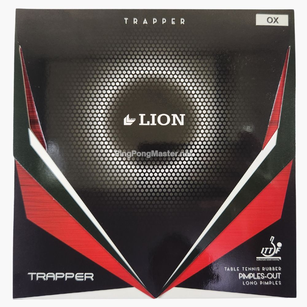 Lion Trapper OX - Long Pimple Rubber Karet Pingpong Bet Tenis Meja Bintik Bertahan