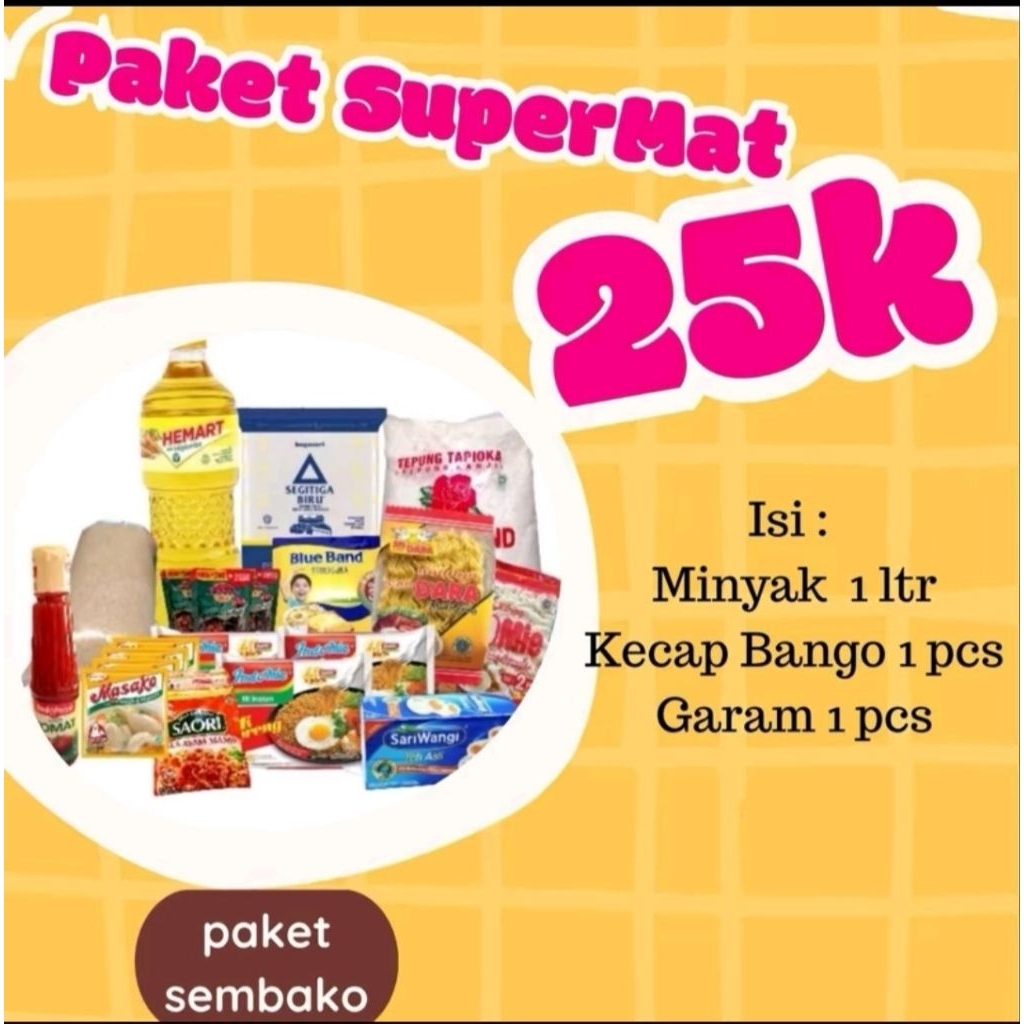 

Paket Sembako 25K