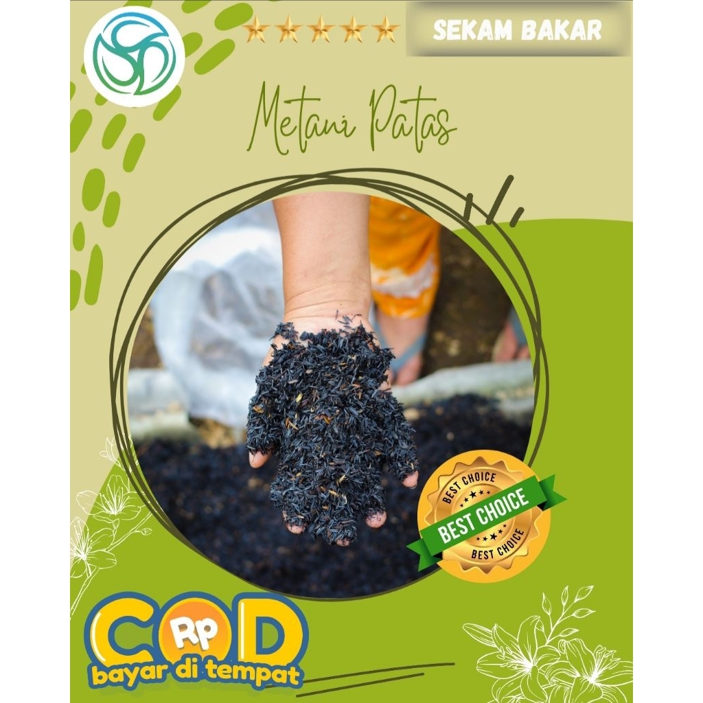 Sekam Bakar Premium || Sekam Bakar Kemasan 1 Kg || Sekam Bakar Steril