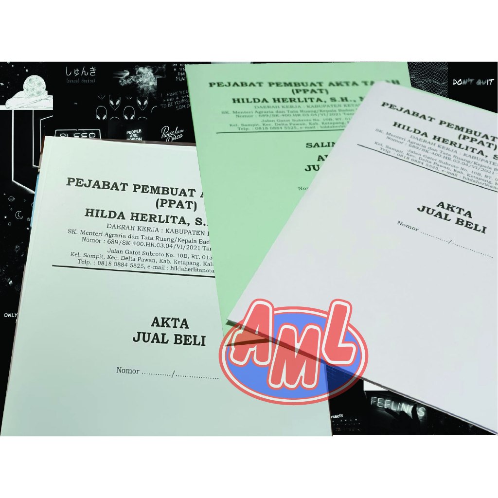 

Cover PPAT/ AJB/APHT/SKMHT/APHB/Hibah Dll.