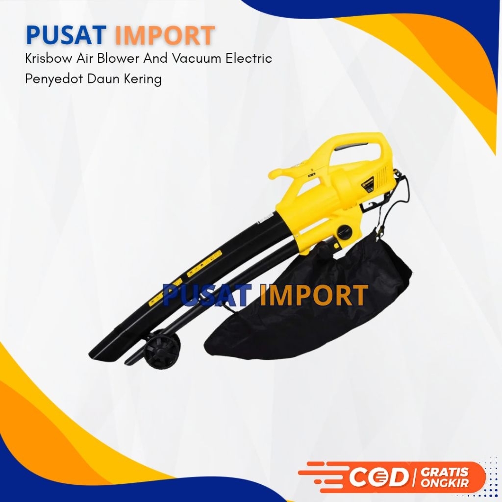 Krisbow Air Blower And Vacuum Electric Penyedot Daun Kering