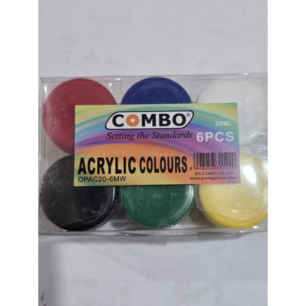 

POSTER COLOURS 6 WARNA / CAT POSTER COMBO 20ML 6PCS MIX