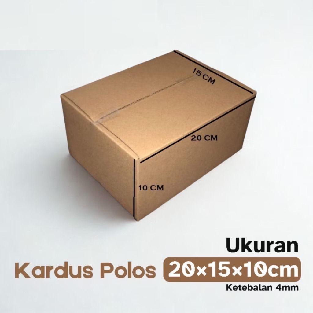 

Kardus Polos 20x15x10 cm