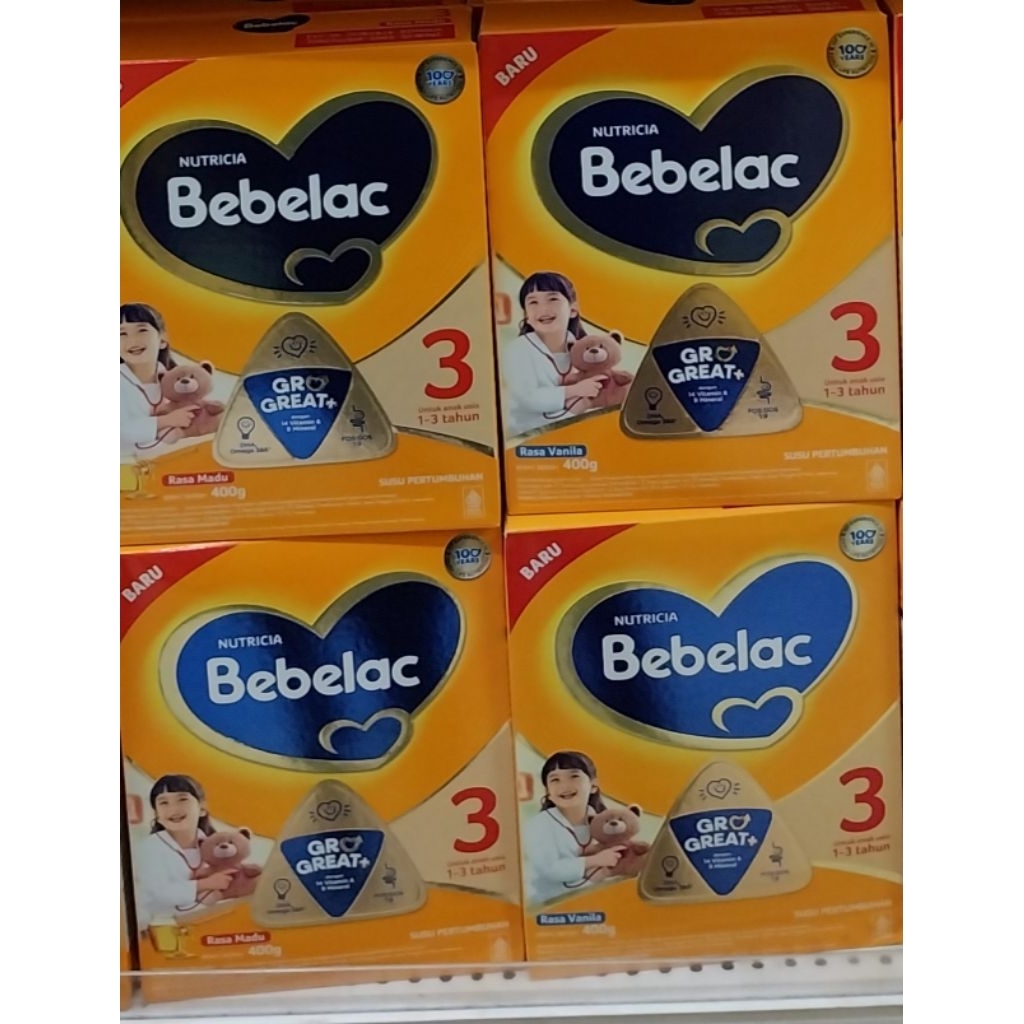 

Susu Bebelac 3 400 gr (1-3 Tahun )