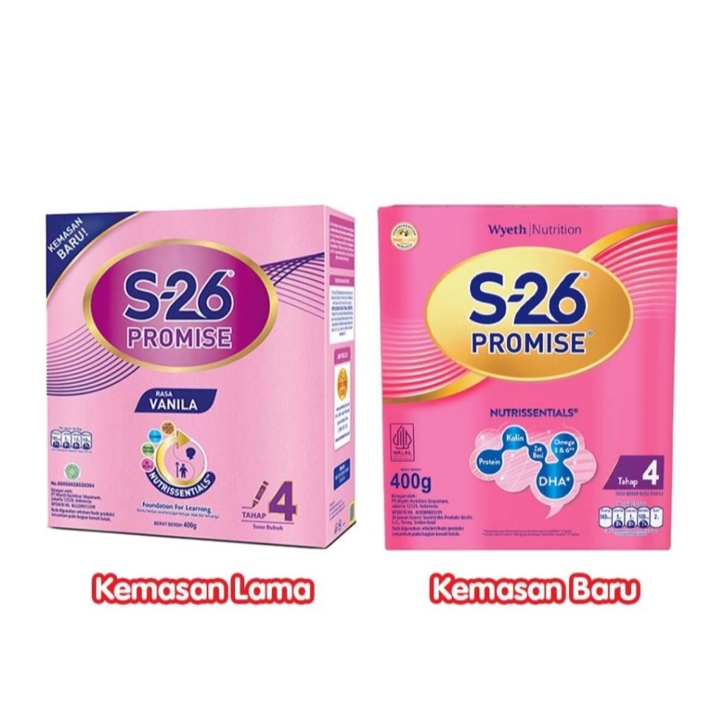 

S-26 promise tahap 4 susu pertumbuhan anak 3-12 tahun vanila 400 g