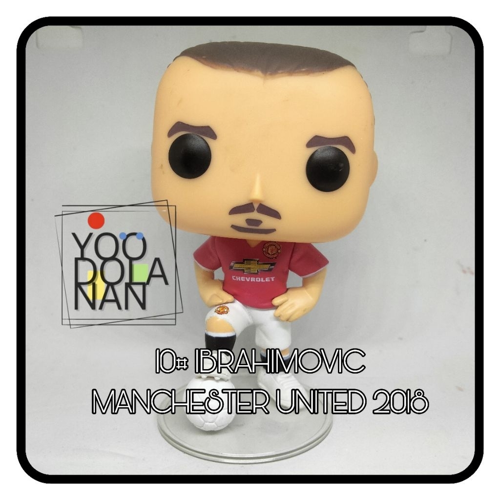 10# IBRAHIMOVIC - MANCHESTER UNITED 2018 FUNKO FIGURE PEMAIN BOLA