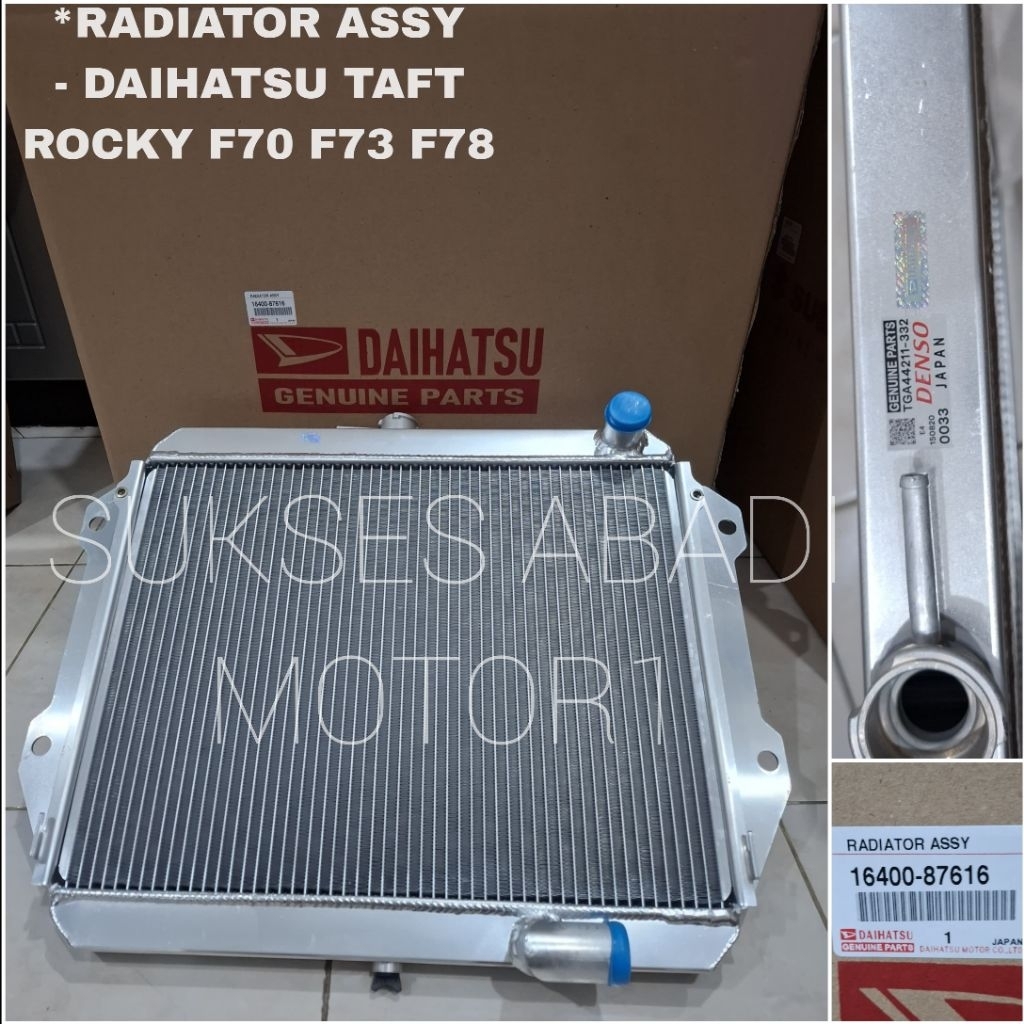 RADIATOR ASSY DAIHATSU TAFT GT F70/TAFT ROCKY/TAFT HILINE ALUMINIUM ORIGINAL DENSO