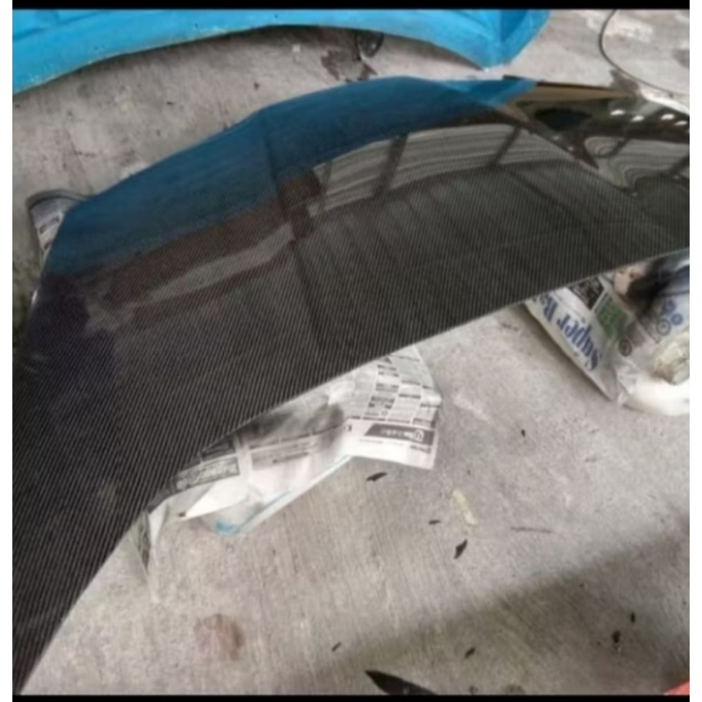 kap mesin Honda jazz ge8 carbon kevlar