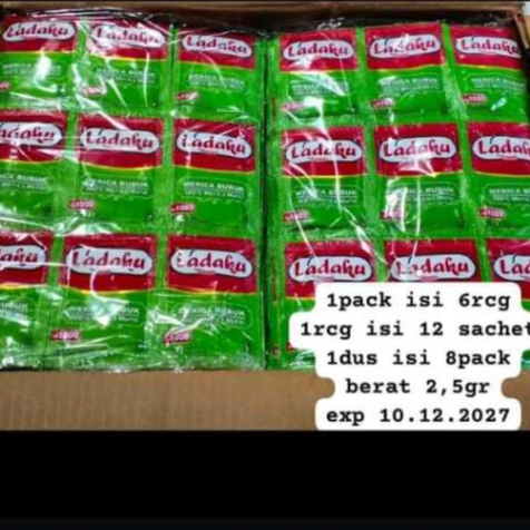 

Ladaku Merica Bubuk 1 Pack Isi 6 Renceng, @ renceng Isi 12 Sachet