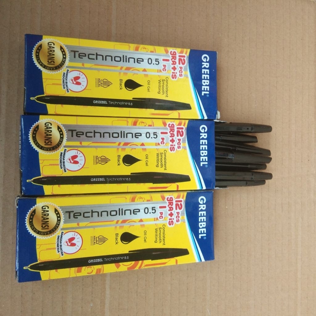 

Pulpen Grebel Thecnoline 0,5mm 12 pcs 1 lusin