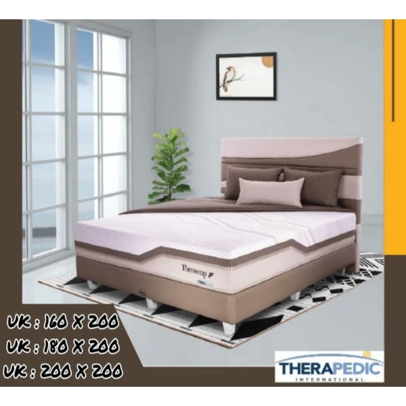SET / Kasur Therapedic THERAWRAP F Spring Bed 160/180/200 springbed  160x200 180x200