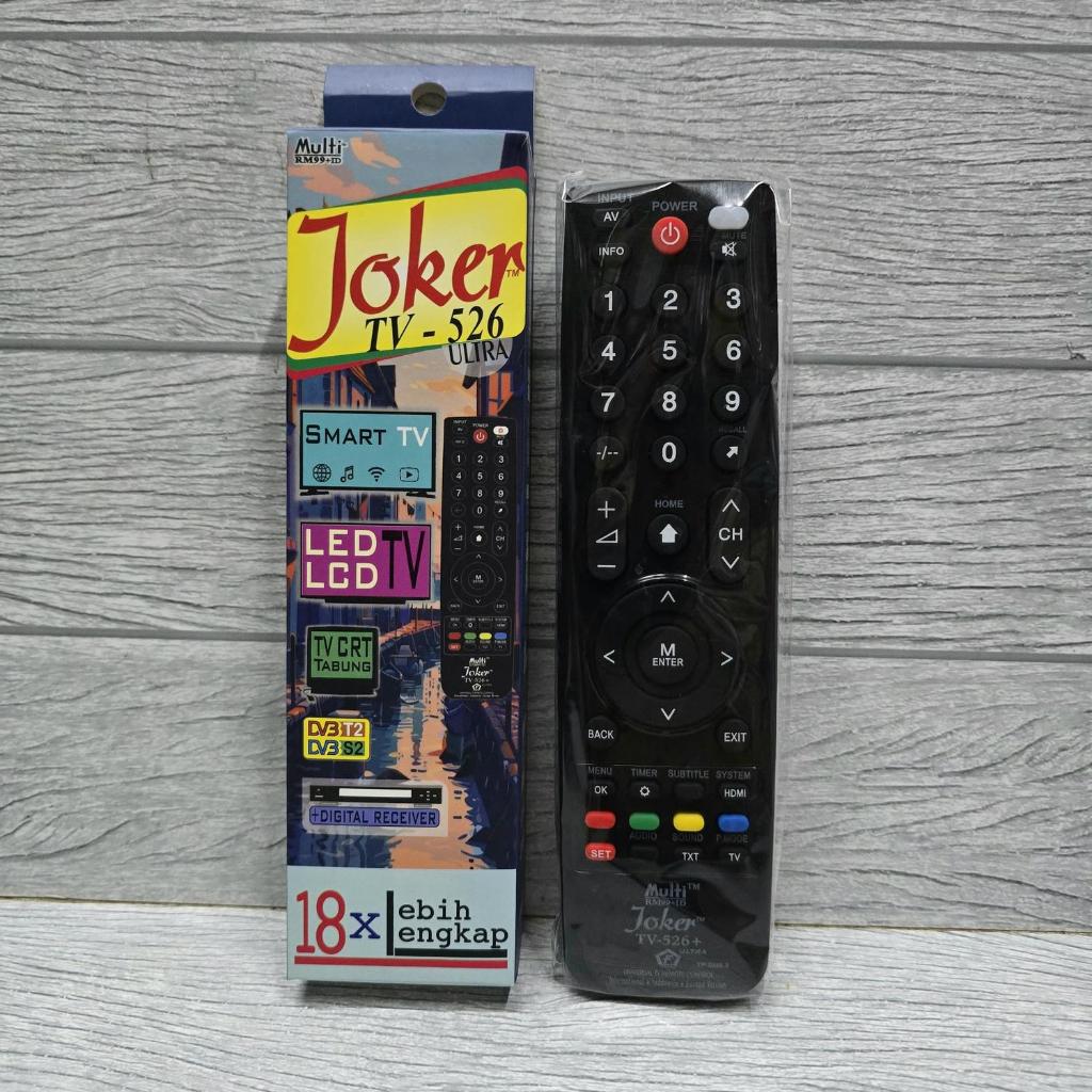 Remot Joker 18X TV + STB + Digital Receiver Multi Universal - remote semua merk Set Top box