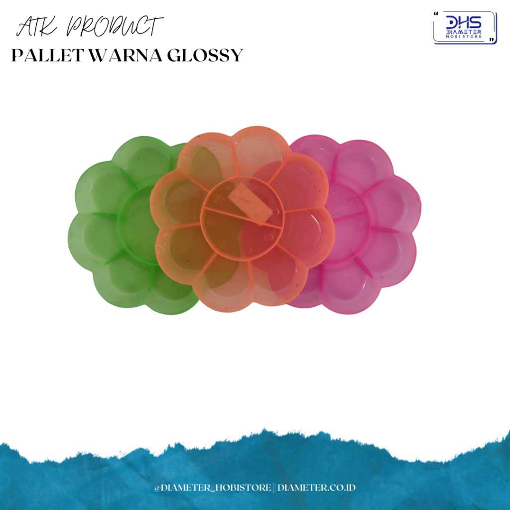 

Palette Warna Glossy / PALETTE LUKIS