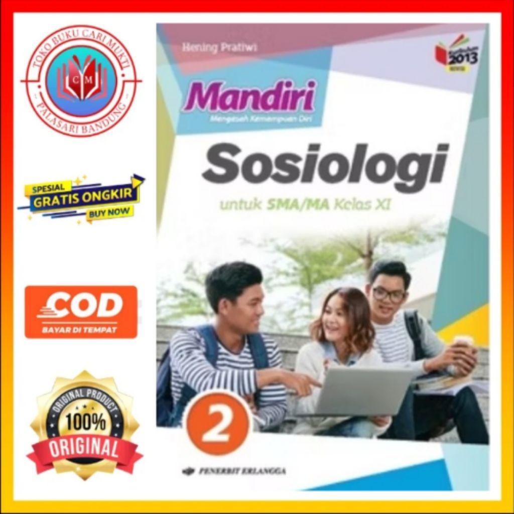 BUKU MANDIRI SOSIOLOGI UNTUK SMA/MA KELAS 11 KURIKULUM 2013 BEKAS ORIGINAL