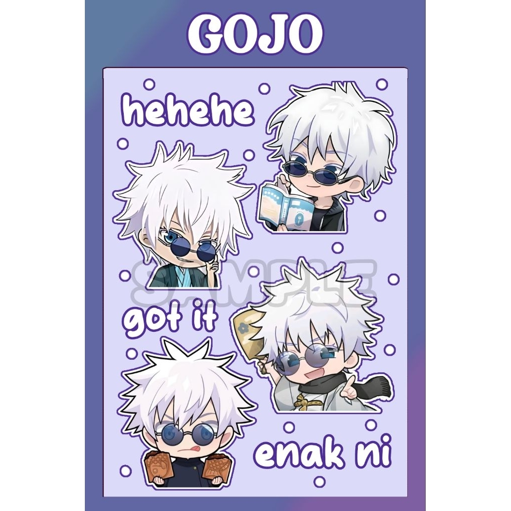 

STIKER GOJO SATORU