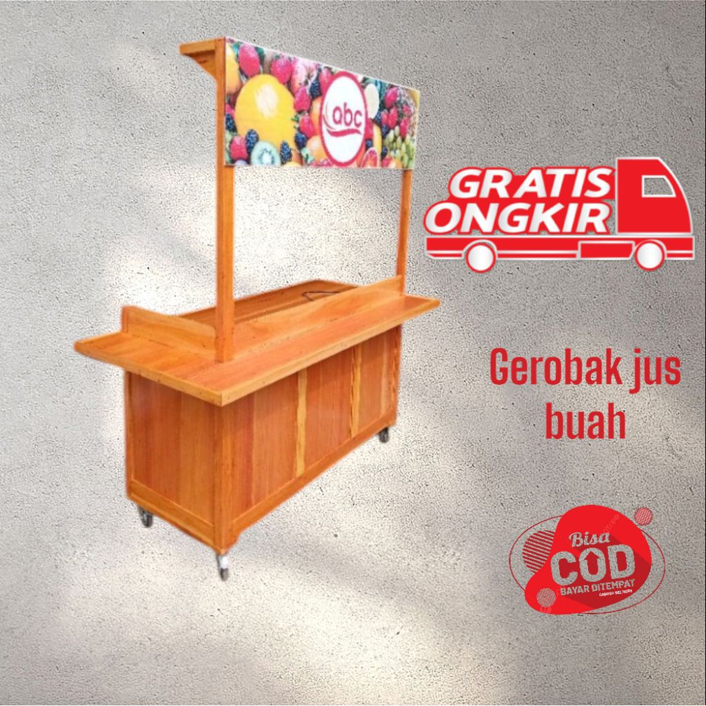 gerobak minuman jus buah