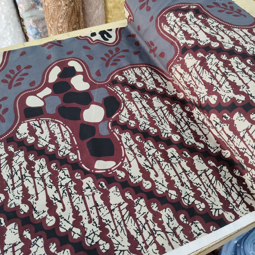 KAIN BATIK KATUN PREMIUM KAIN BATIK KATUN HALUS PREMIUM KAIN KATUN BATIK PREMIUM METERAN #gelombang