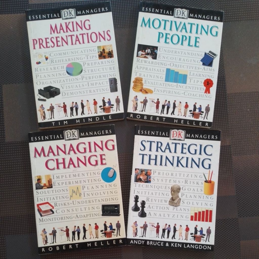 buku Essential Managers from DK book [ preloved, original ]