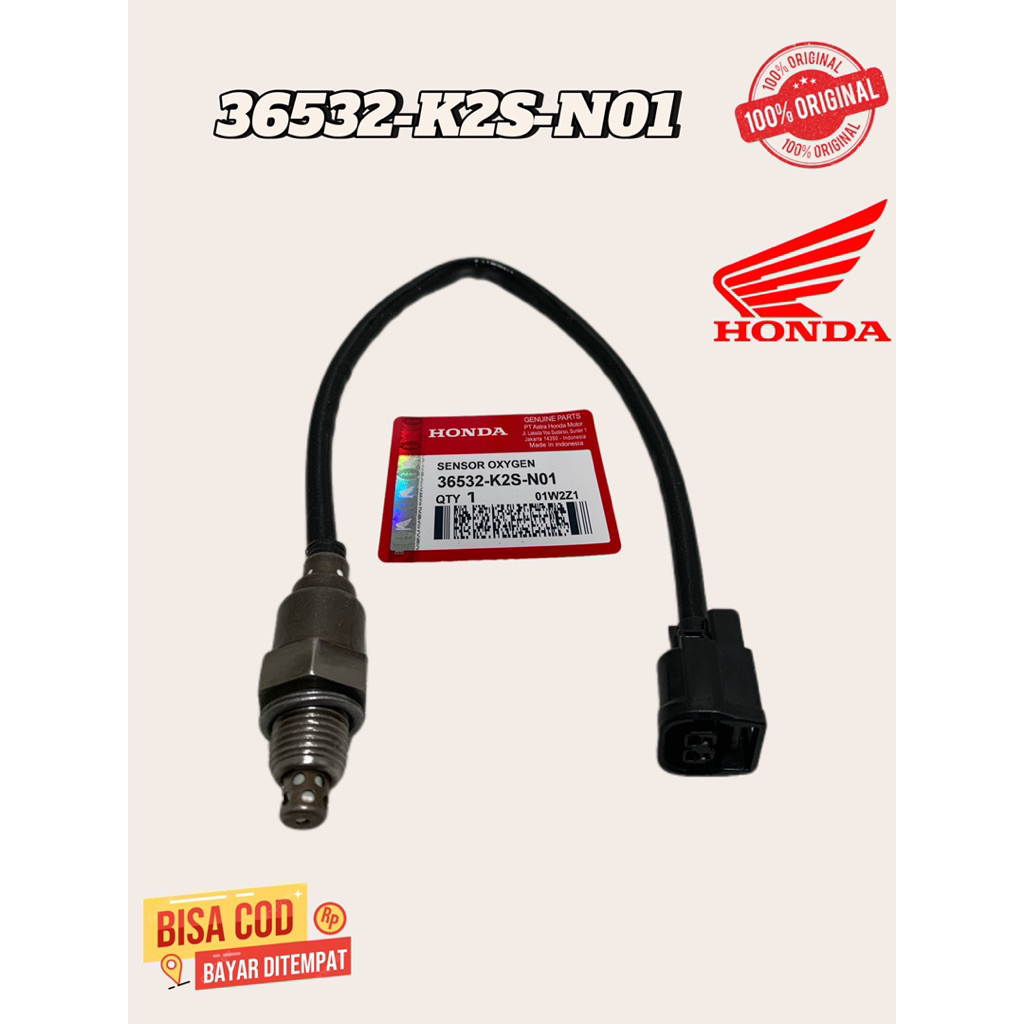 sensor 02 sensor oxigen knalpot Honda pcx 160, vario 160, Adv 160, Stylo 160 K2S SOKET 1