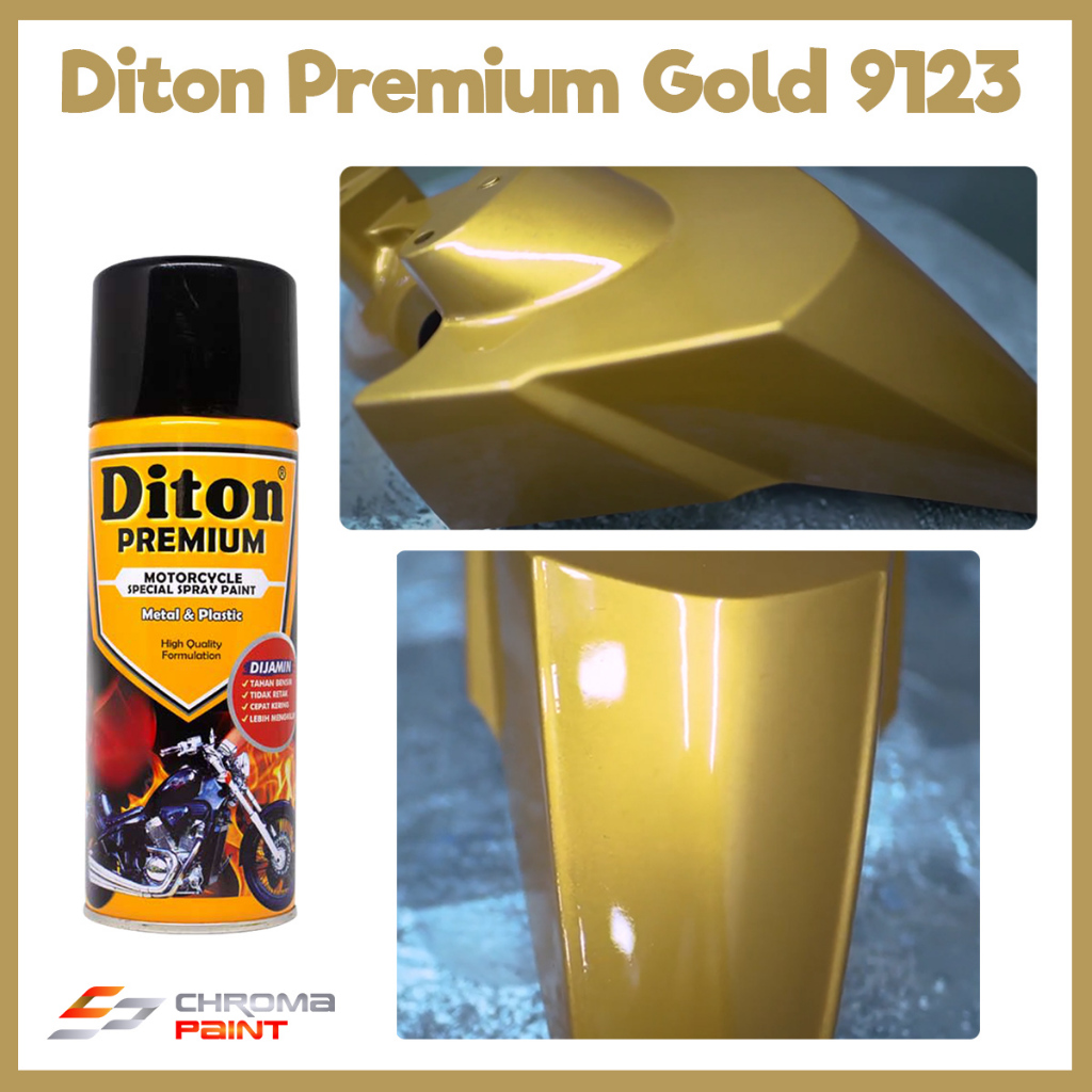 Pilox Diton Premium Solid Warna Emas - Gold 9123