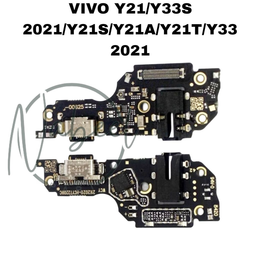 CONECTOR CAS / PCB CAS / PAPAN CAS HP VIVO Y21/Y33S 2021/Y21S/Y21A/Y21Y/Y33 2021