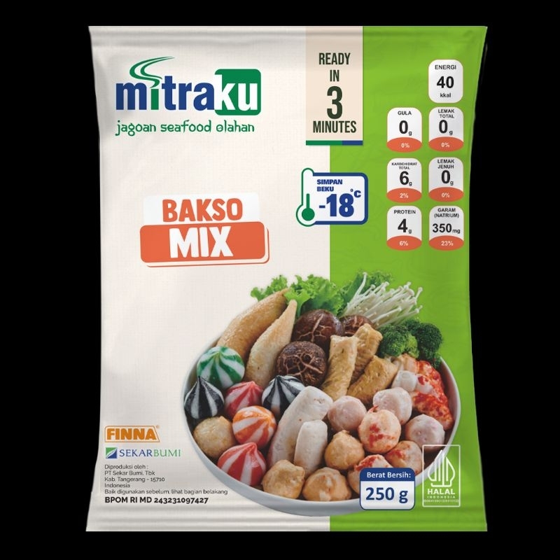 

Bakso Mix Mitraku 250gr