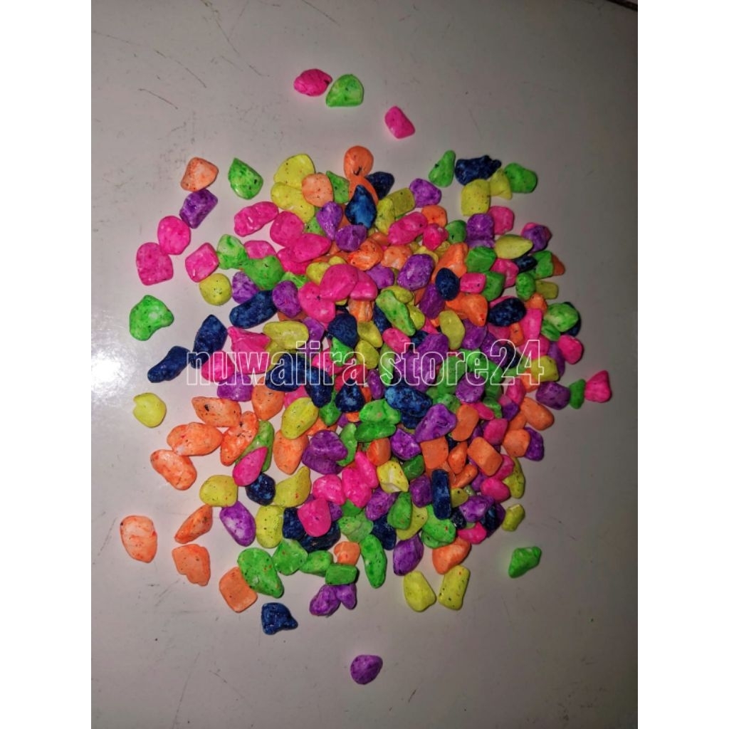 Batu Warna Warni Aquarium 1kg / Baru Warna Warni Aquascape / Batu Warna Warni / Batu Taiwan