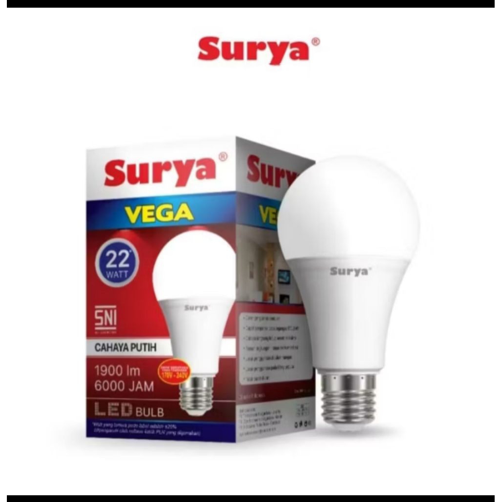 Lampu LED Surya Vega 22Watt