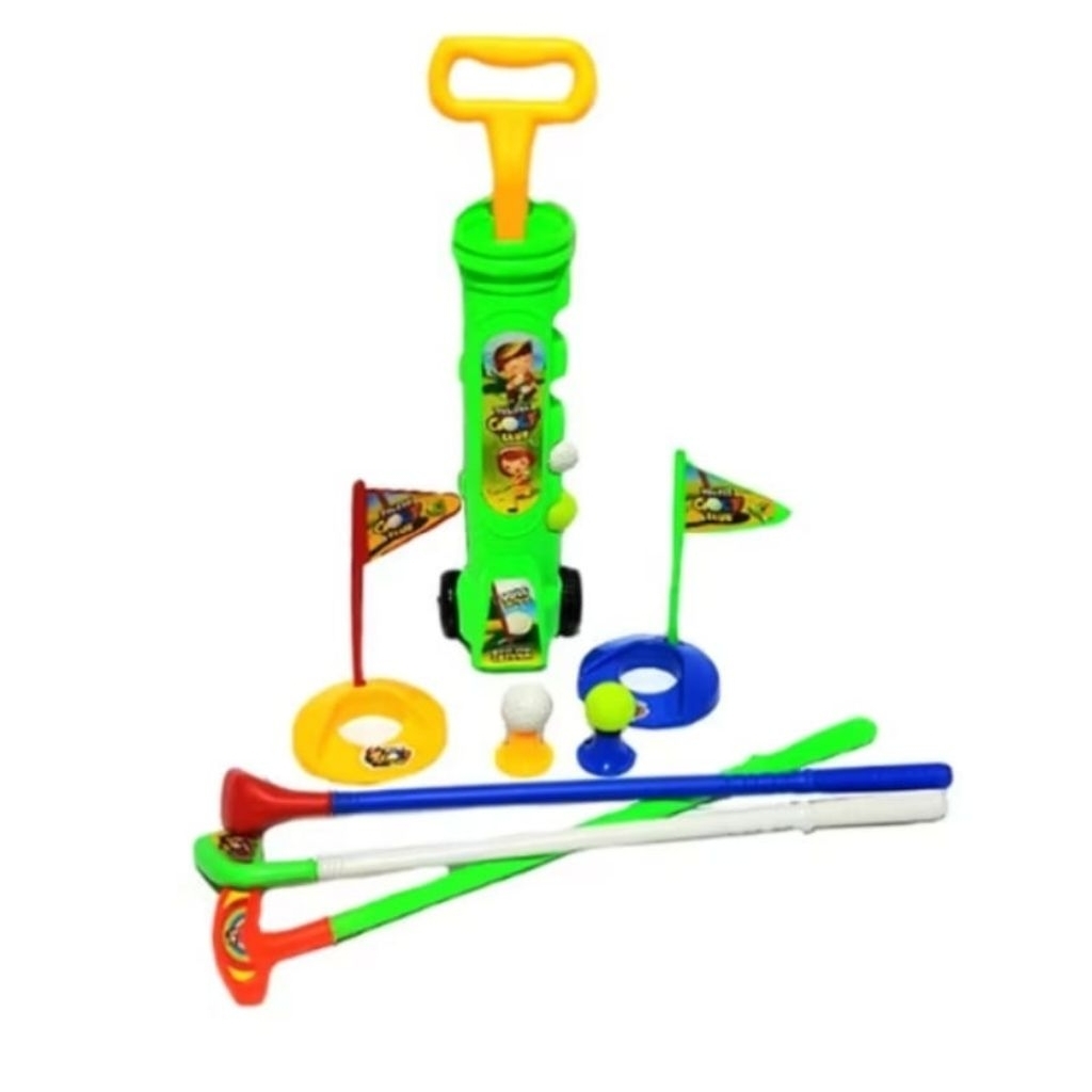 Mainan Stick Golf Mainan edukasi olahraga anak set