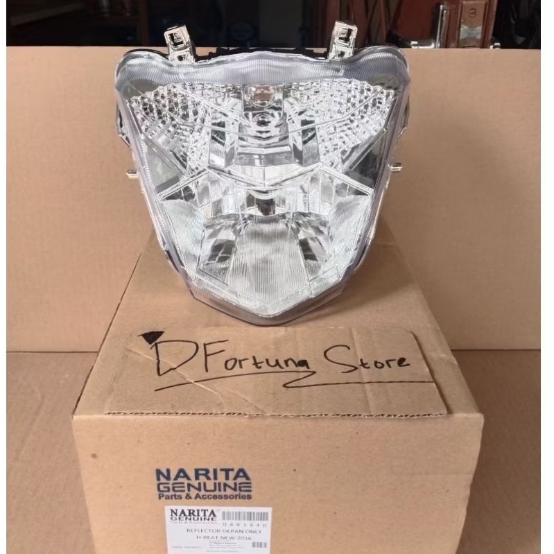 Reflektor Lampu Depan Only Beat New Beat Eco Beat Street 2016-2019 Putih Motorcycle