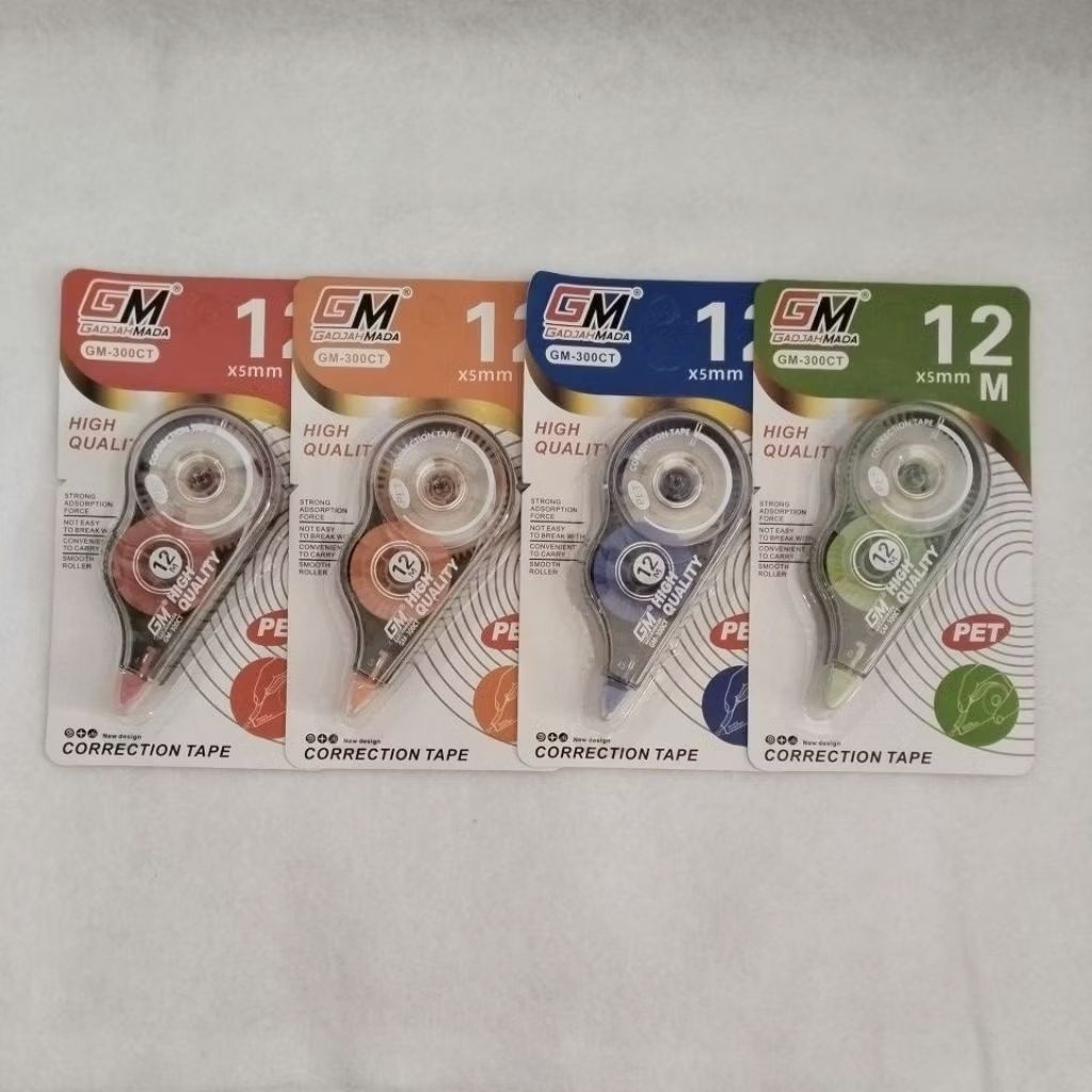 

Tip Ex Correction Tape Roll Kertas GM 12m*5mm