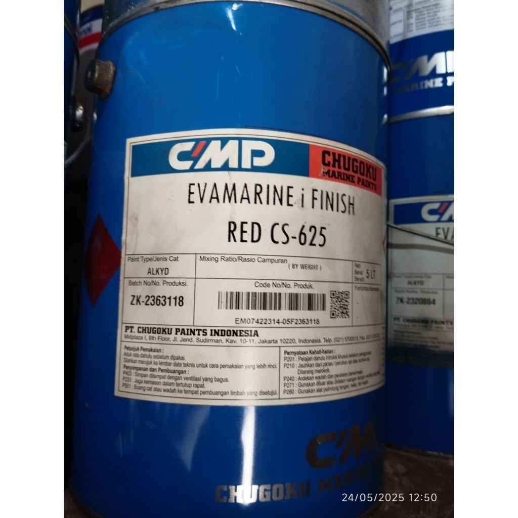 Cat Chugoku Evamarine i Finish Red Cs 625