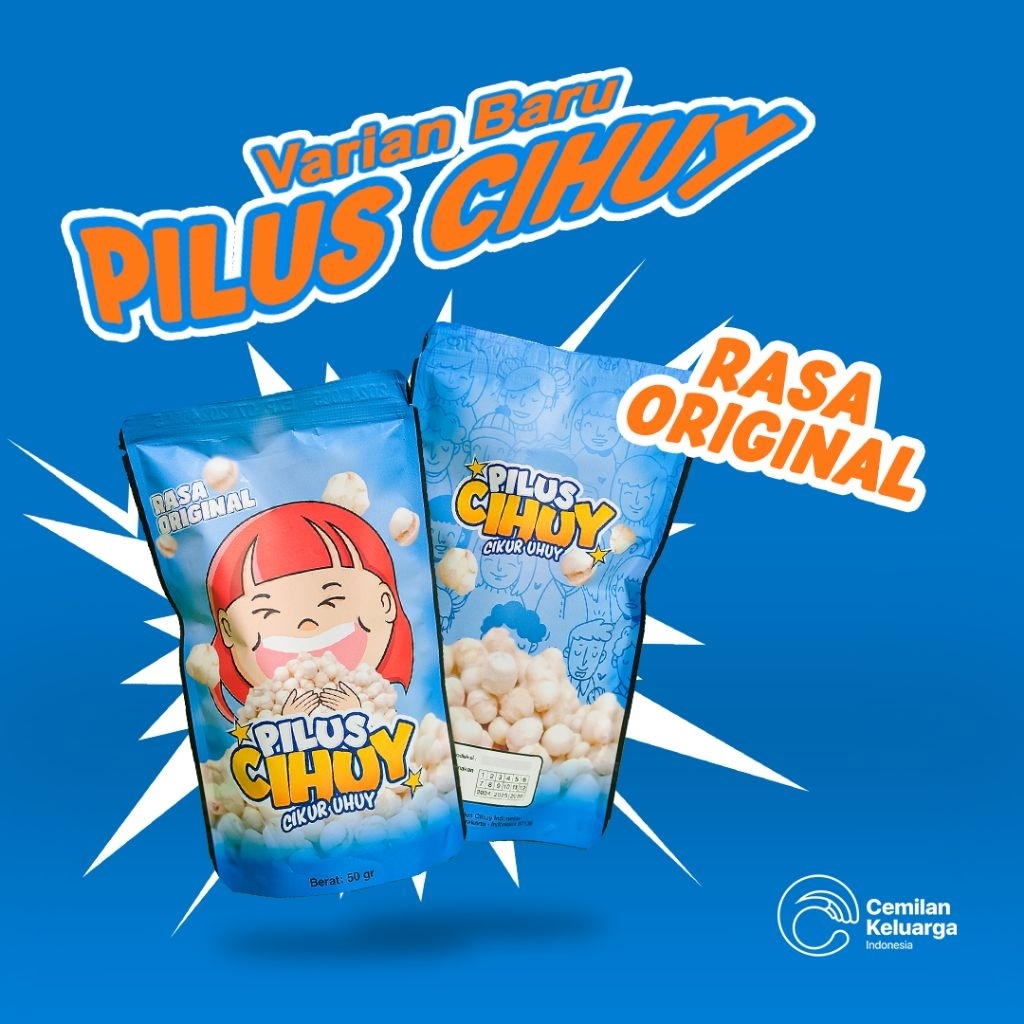 

(SNACKO.ID) SNACK CEKELIN PILUS CIKUR UHUY - ORIGINAL