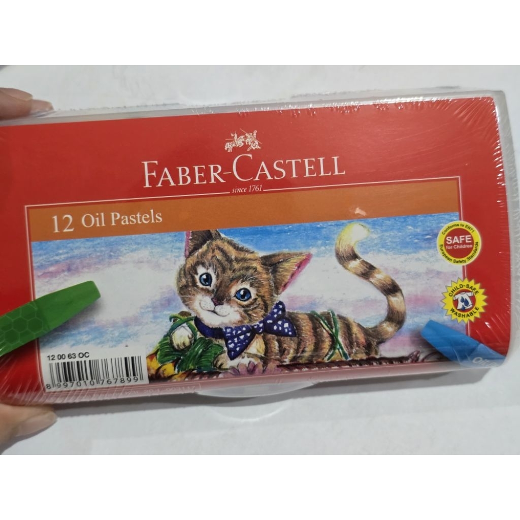 

OIL PASTEL / CRAYON FABER CASTELL 12 WARNQNA