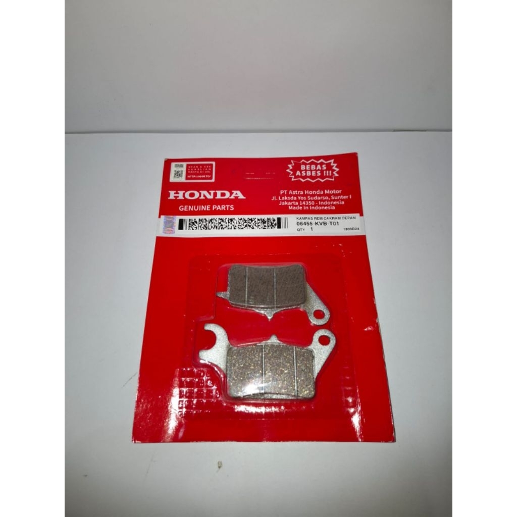 DISPAD DEPAN BEAT KARBU , BEAT FI, BEAT POP, VARIO TECHNO, VARIO 125/150 LAMA CAKRAM REM DEPAN KVBT 