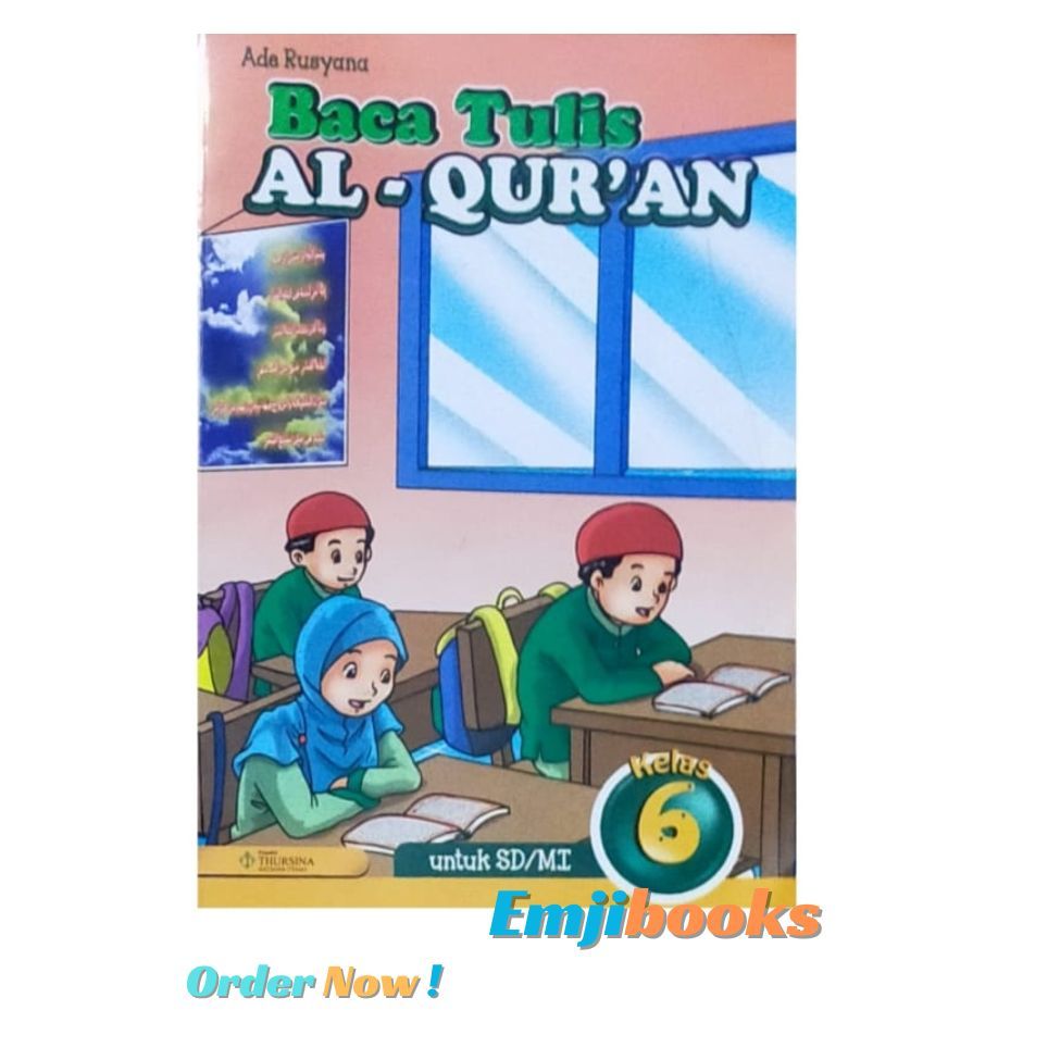 Buku Baca Tulis Al Quran BTQ Untuk Kelas 6 SD Penerbit Thursina