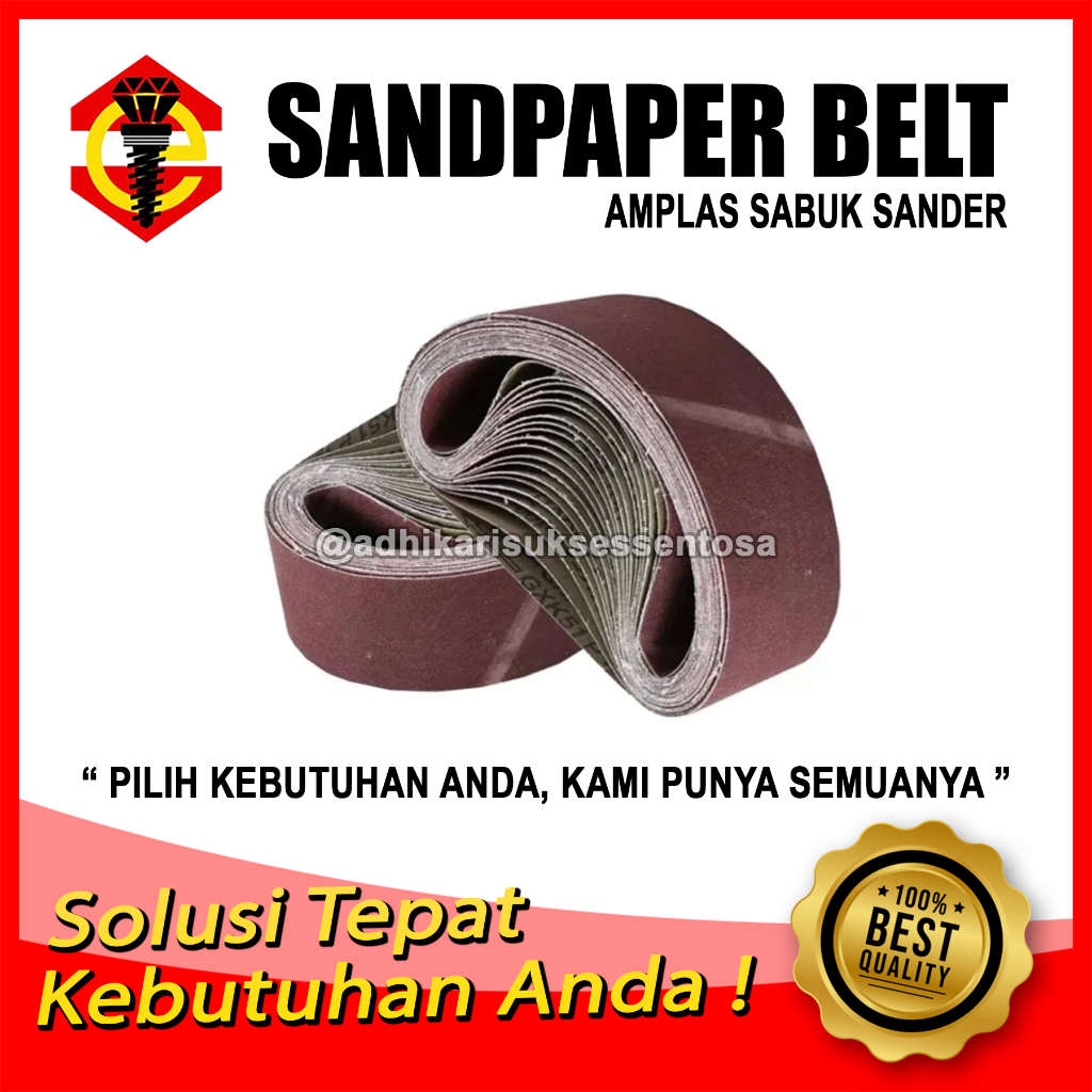 Amplas Sabuk / Sandpaper Belt / Kertas Amplas Belt Putar Untuk Mesin Sander