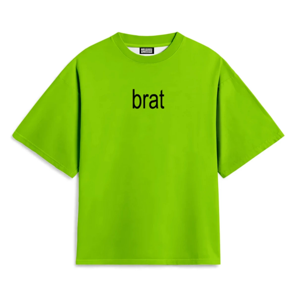Charli Xcx Tshirt Brat Neon Green Bootleg