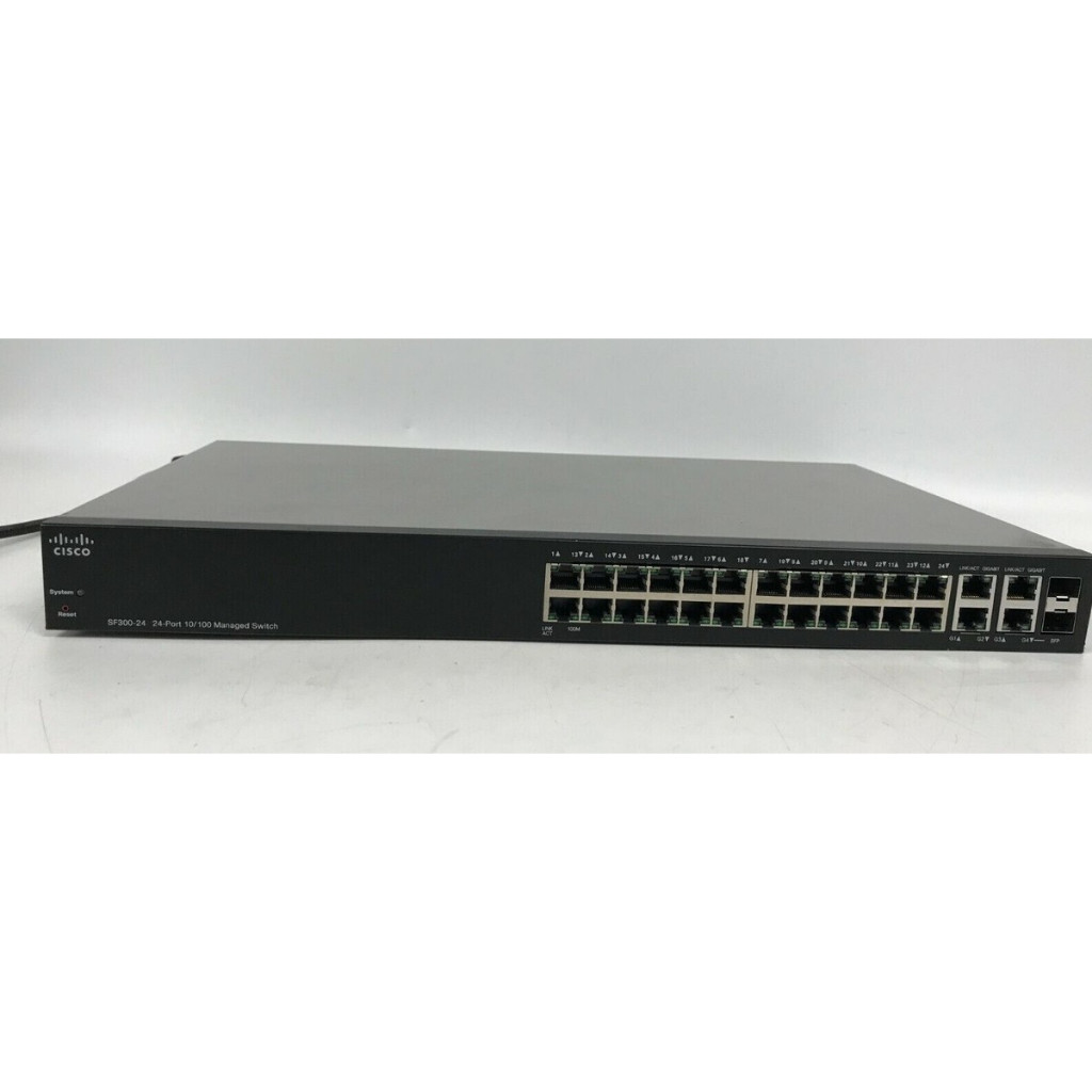 Cisco SF300-24 Managed Switch 24 Port | NEW SEGEL | Fast Ethernet Switch
