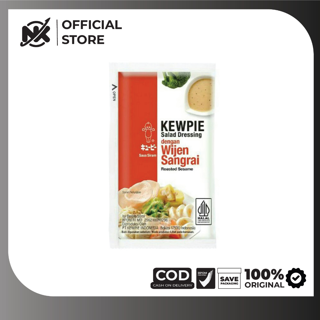 

Kewpie Saus Siram Dengan Wijen Sangrai 50ml