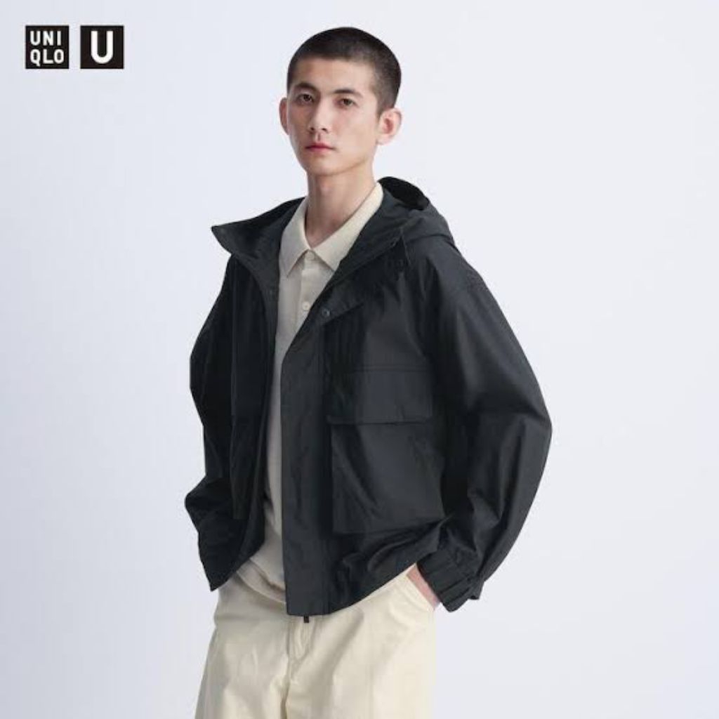 Uniqlo U utility hooded jacket ( XL+ ) pria