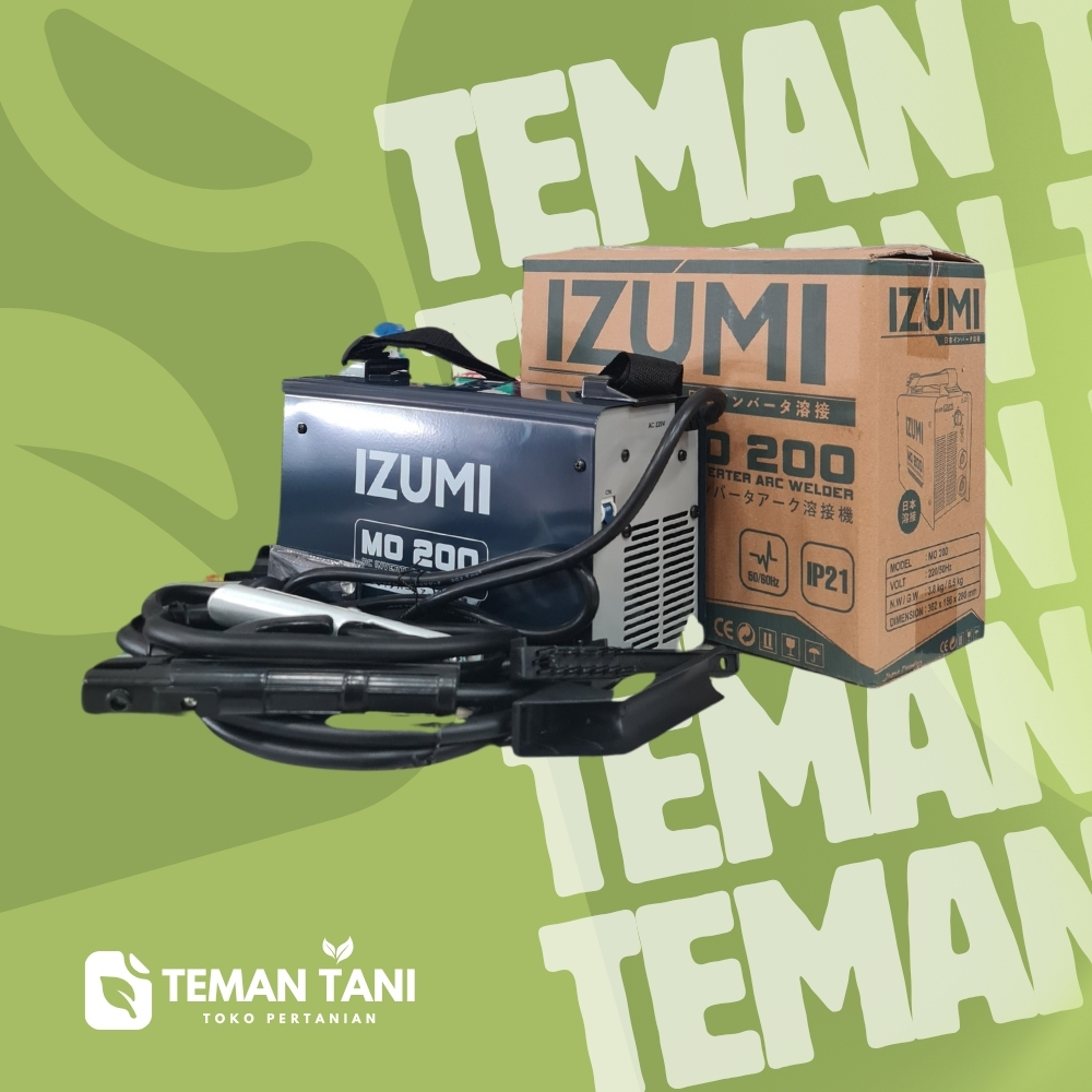 WELDING INVERTER IZUMI MO 200/WELDER INVERTER IZUMI MO 200/MESIN LAS IZUMI MO 200 TEMAN TANI