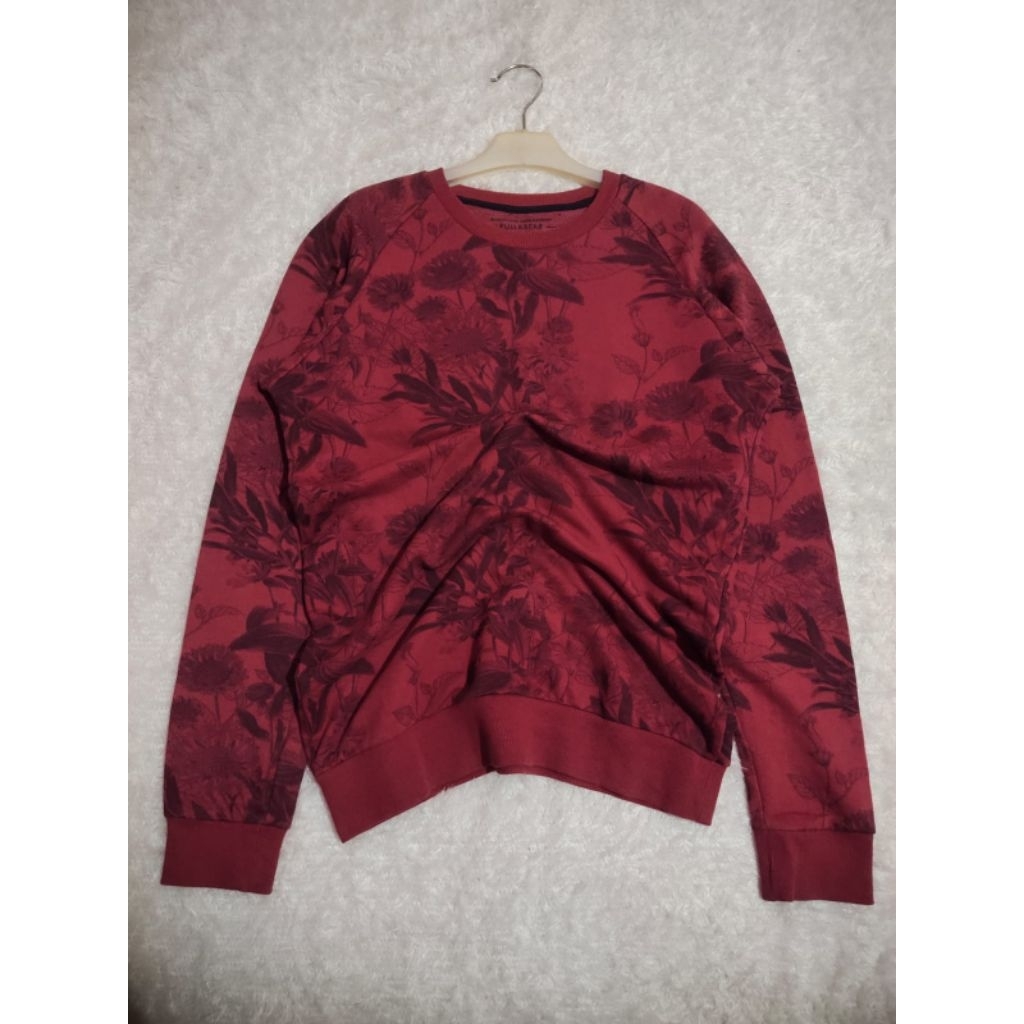 Crewneck Pull & Bear Flower AOP